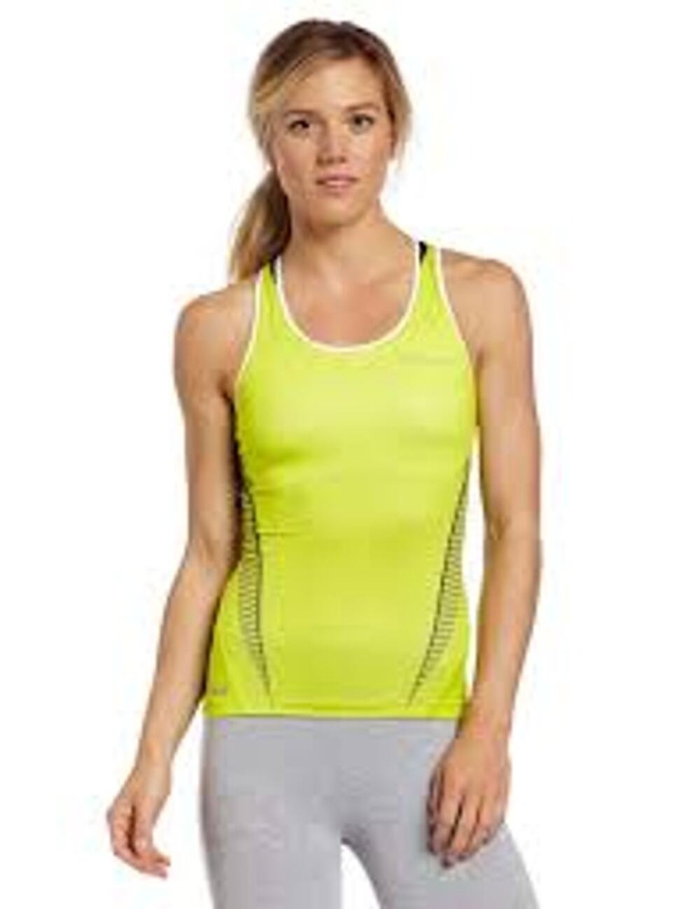 Pearl Izumi Fly InRCool Sport Tank Pro Reflective Neon Green Cycling Women Small